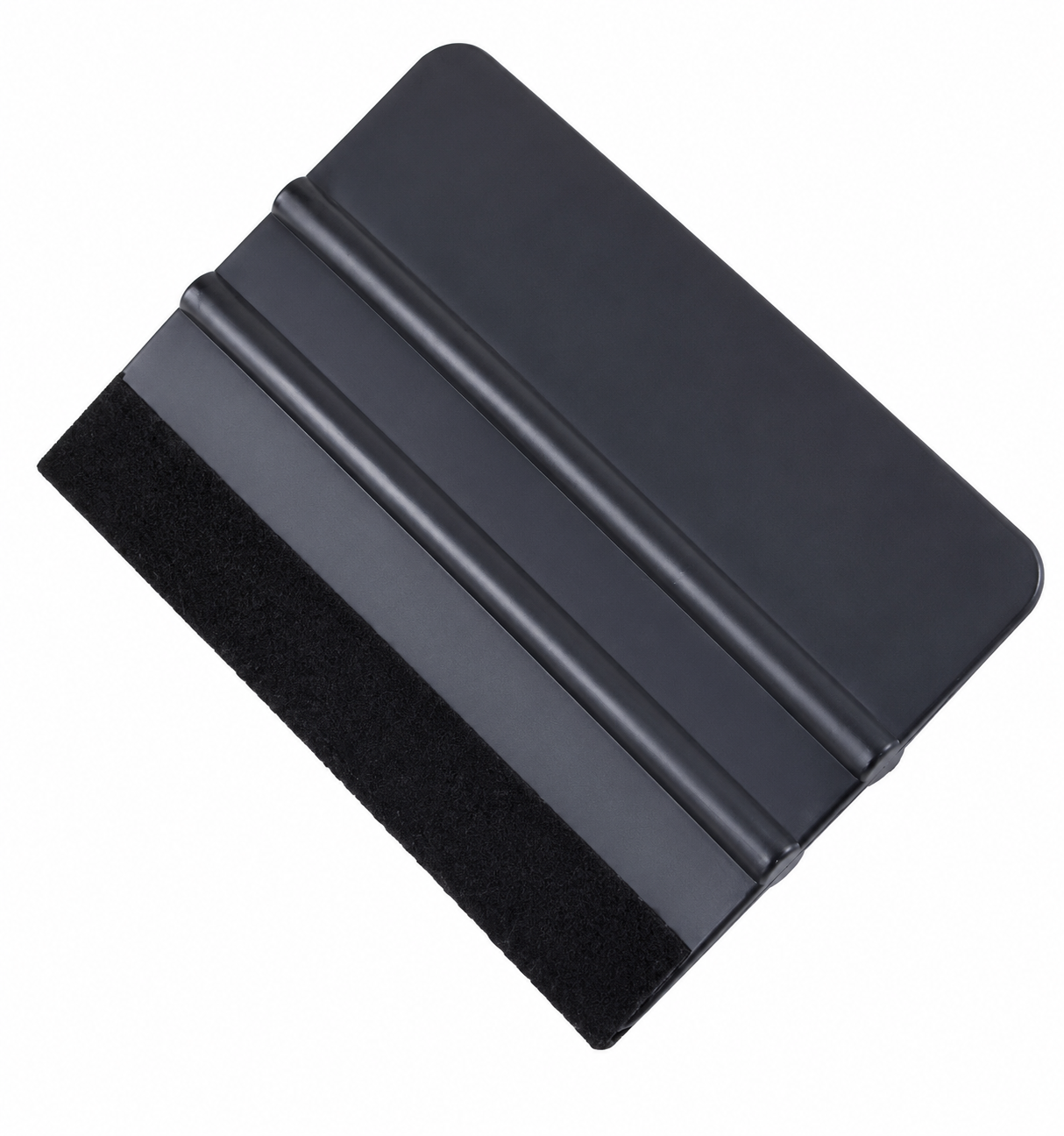 Black squeegee with fabric felt