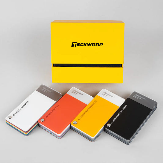 TeckWrap Color Swatches 2025 + TeckWrap PPF & Window Film Sample Book