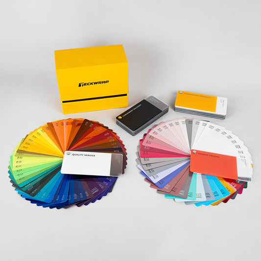 TeckWrap Color Swatches 2025 + TeckWrap PPF & Window Film Sample Book