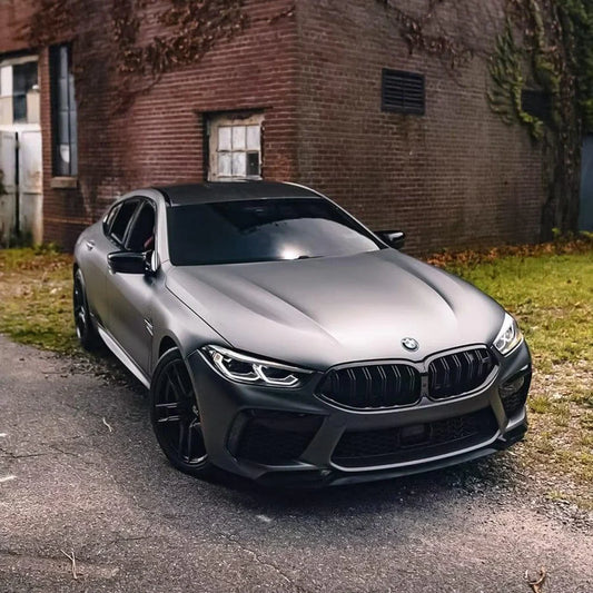 Black Silver (HM02-R) Vinyl Wrap